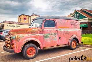 Old Dodge Oil Company Van - Chaska, Minnesota