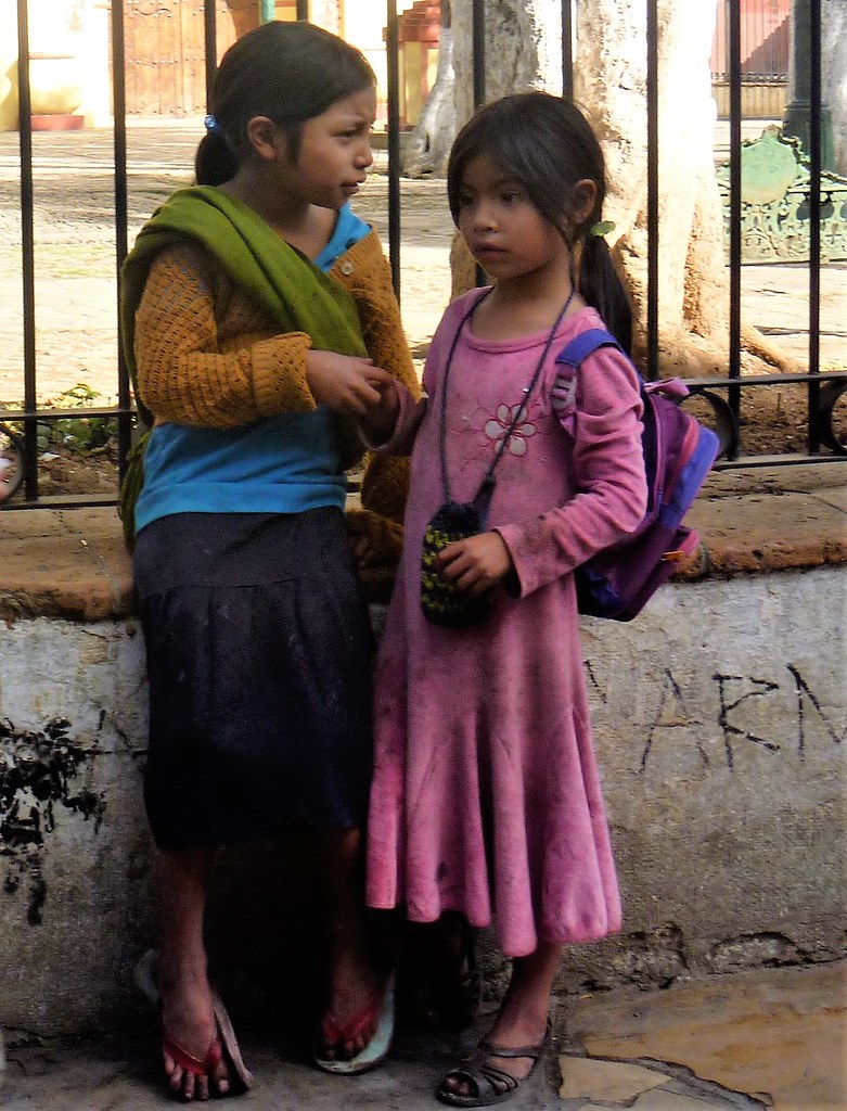 bambine del Chiapas, Messico