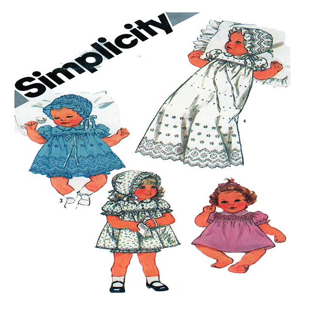 Simplicity 5564 christening gown