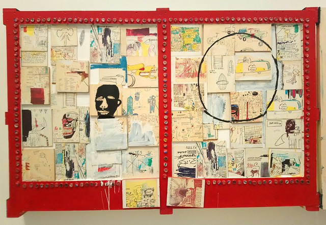 Exposition Jean-Michel Basquiat à la fondation Louis Vuitton à Paris (Ile-de-France, France)