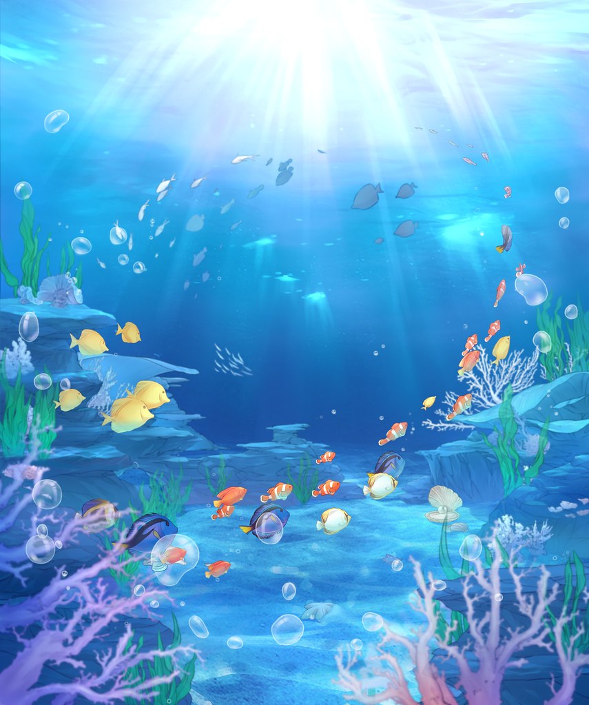 love nikki mermaid ocean background | Background given durin… | Flickr