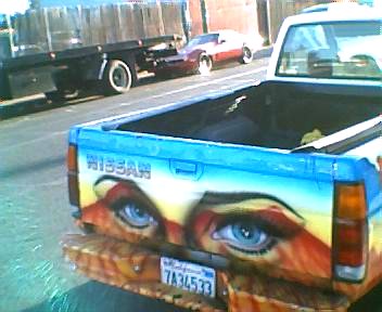 Toy digital silliness - eye truck