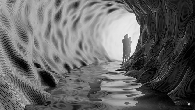 Black and White Lovers Cave