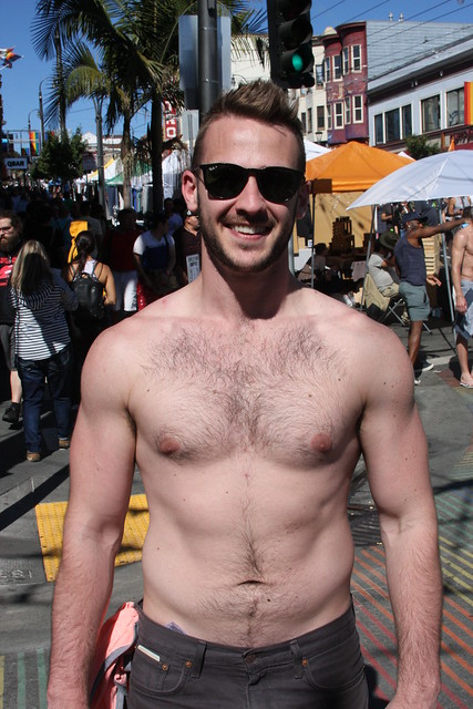 #13 • TOP 15 MUSCLE HUNKS at the CASTRO STREET FAIR 2018  ! ( safe photo )