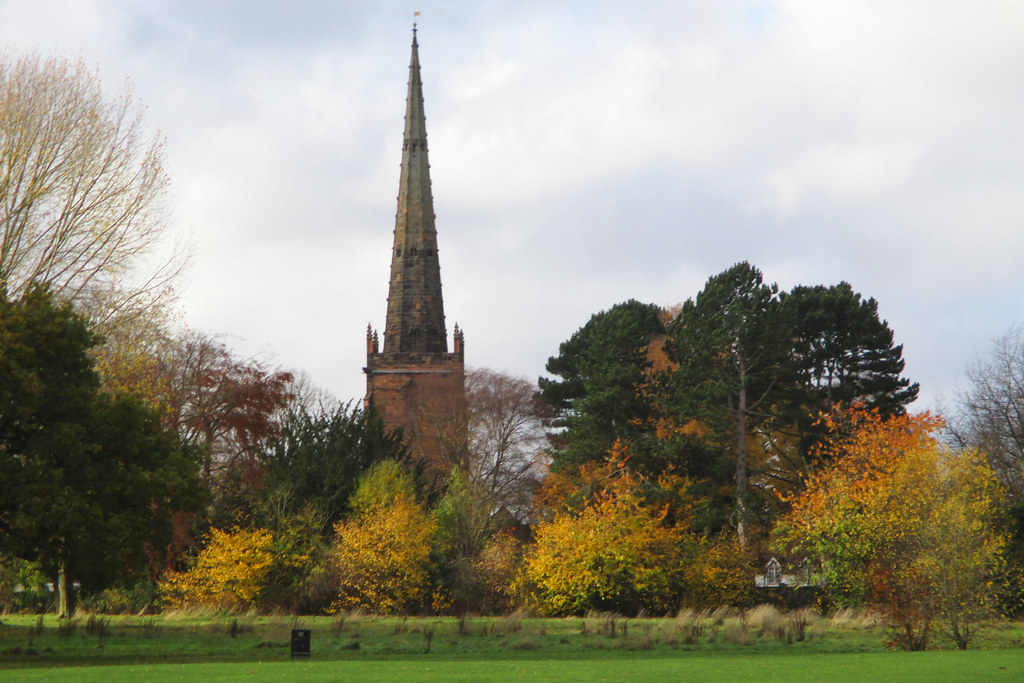 St Edburghas Church in Autumn