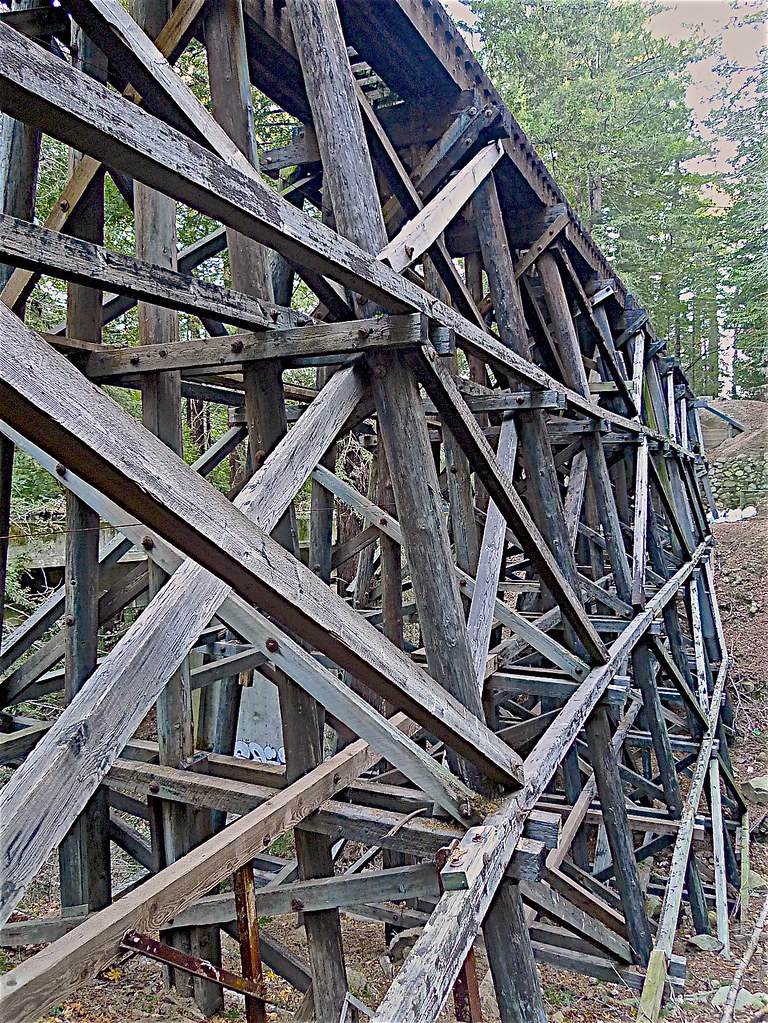 Historic Wood Railroad Trestle