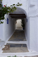 Village streetscape, Pyrgos village, Tinos