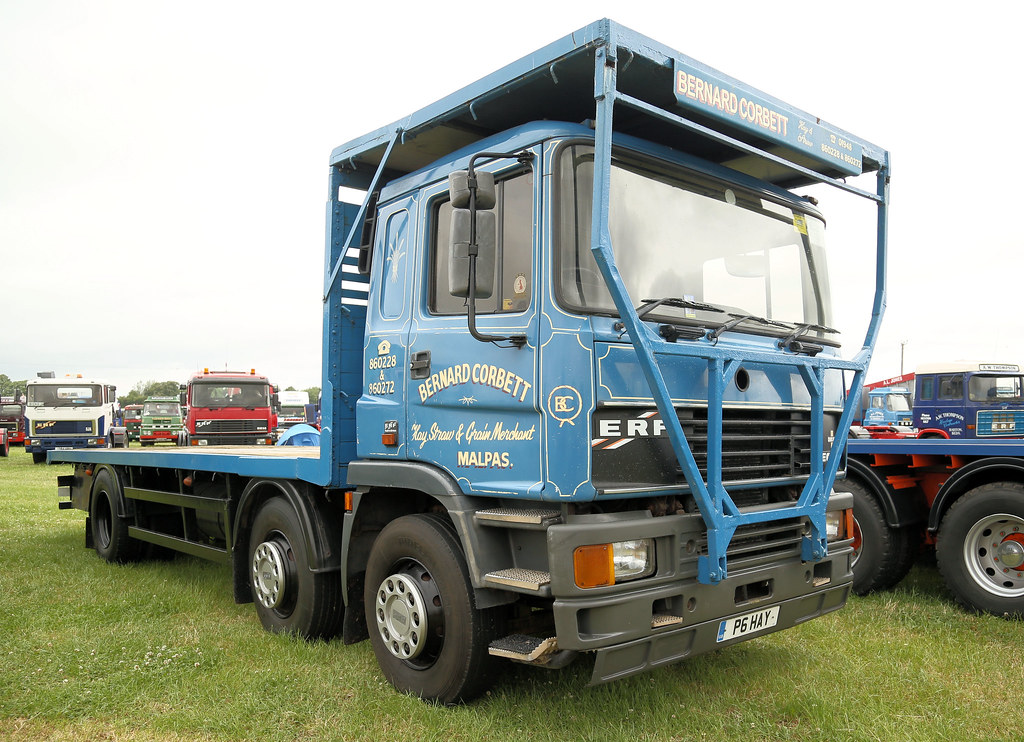 ERF ec Bernard Corbett Working Hay & Straw Truck P6HAY Kel… | Flickr