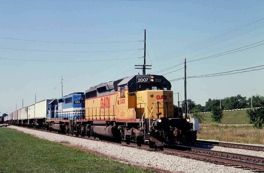 GATX 2007 at Bellevue, OH | GATX 2007, SD40-2, 084 EB at Bel… | Flickr