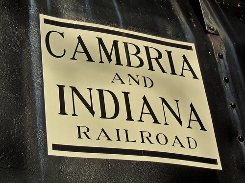 ci cambria indiana railroad hopper coal car freight display ghosttowntrail county pa pennsylvania georgeneat patriotportraits neatroadtrips