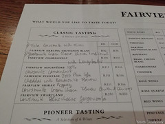 Fairview Wine Tasting