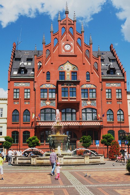 Chojnice, Poland. Town Hall.