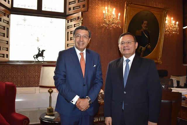 Canciller del Perú y Secretario General de la CAN sostuvieron reunión de trabajo