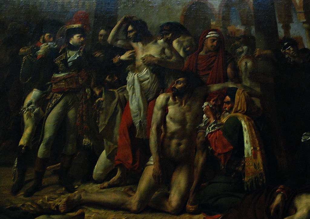 16 - Musée du Louvre -  Antoine-Jean Gros, Bonaparte visitant les pestiférés de Jaffa, Huile sur toile, 1804 - Détail