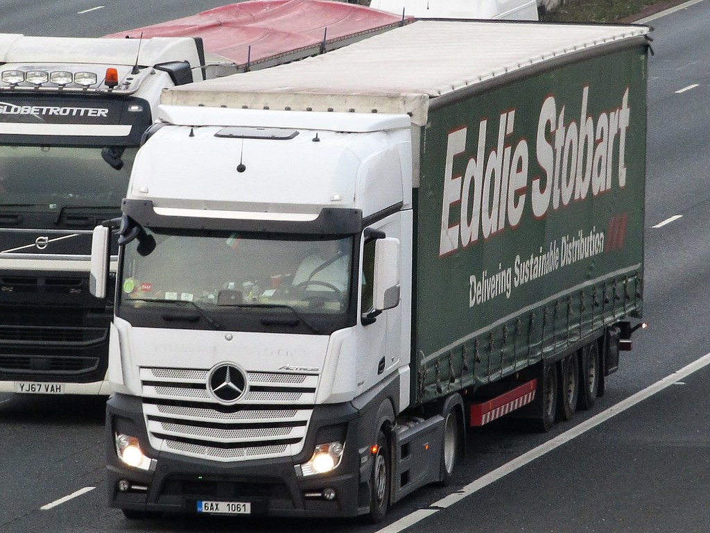 Eddie Stobart F1 Mercedes Actros, European Registered.