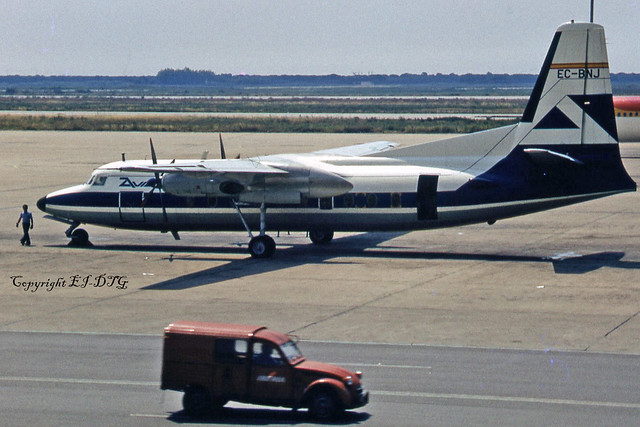Fokker F27-100 (Friendship) EC-BNJ Aviaco
