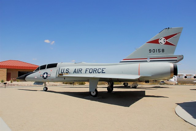 F-106B Delta Dart 59-0158 ex USAF. Preserved Century-Circle, Edwards AFB, California. 31 May 2016.