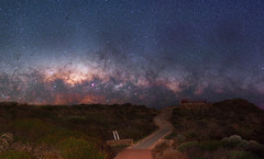 Milky Way Setting Near Dunsborough, Western Australia