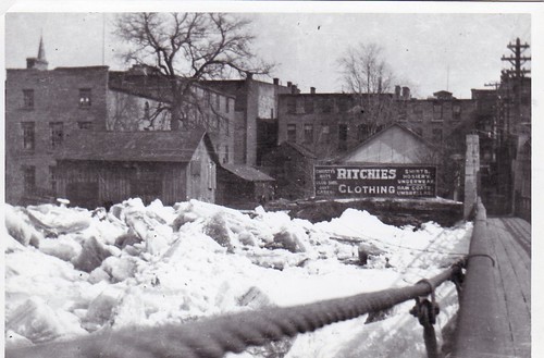 1910s floods ice rivers bridges