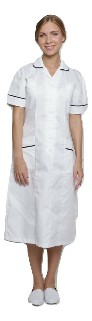 Nurse Uniform | Kingfisher dress from Mirabella, UK 2019. | Nurses ...