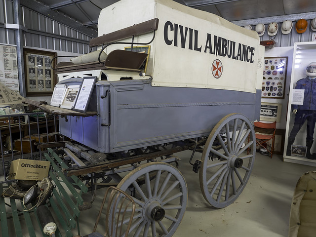 Horse-Drawn Civil Ambulance circa 1898 - see below