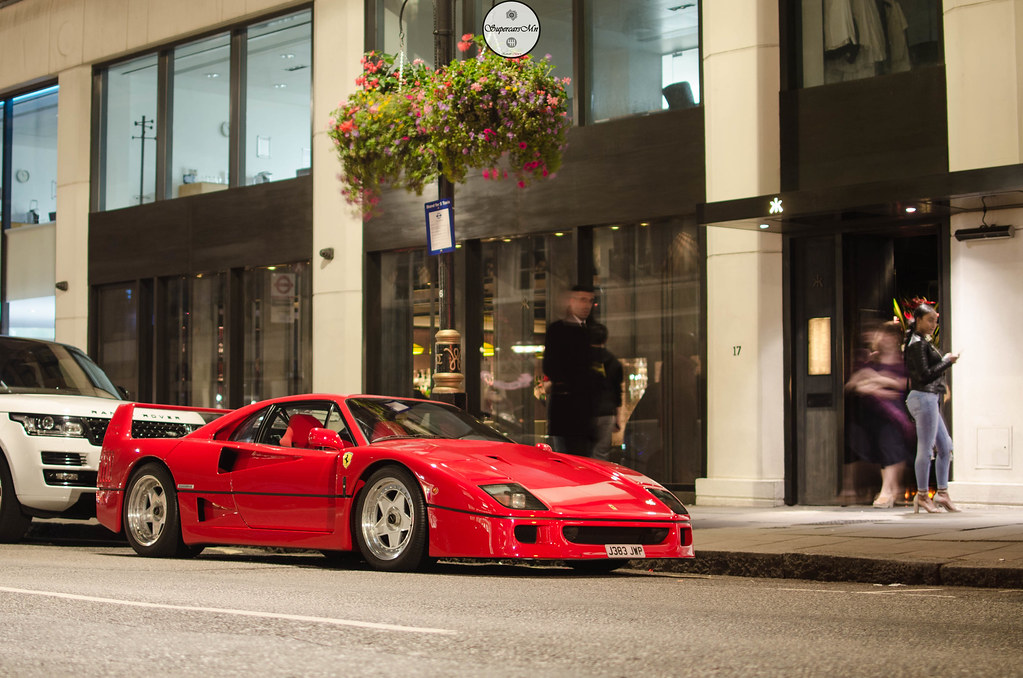 Ferrari F40 | Red in the Night. | SupercarsMn | Flickr