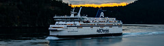 WCFF Submission -- Spirit of British Columbia Rounding Active Pass in An Overcast Dawn