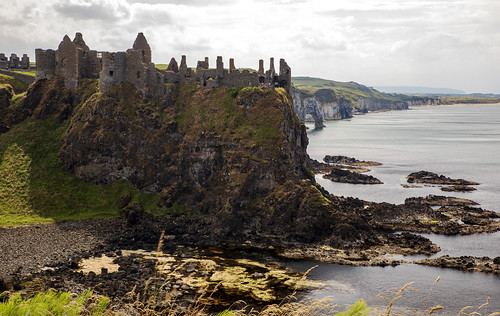 dunluce castle ireland northern travel antrim north sea drama ruin medieval ulster tourism discover