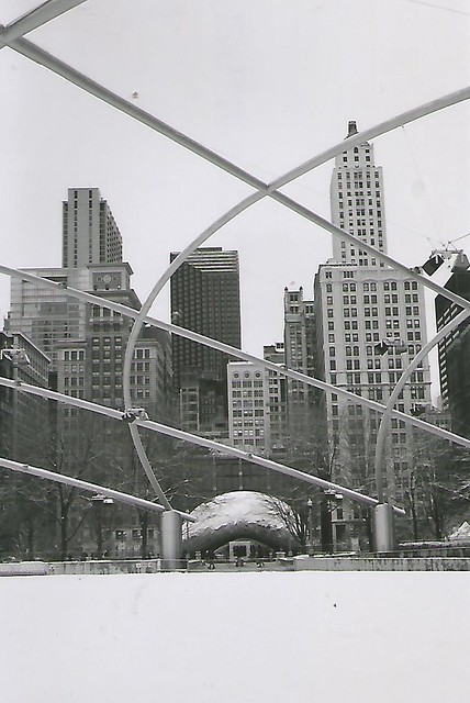 Pritzker Pavilion and The Bean