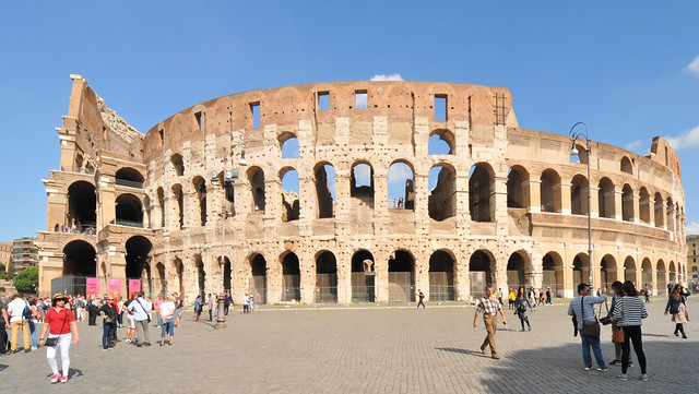 The Coloseum in Rome Italy