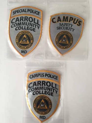 3 Campus Police patches
