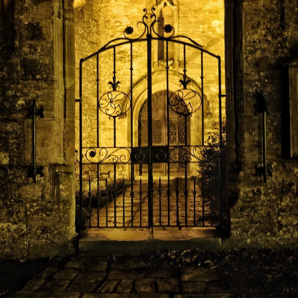 Church Gate at Night.