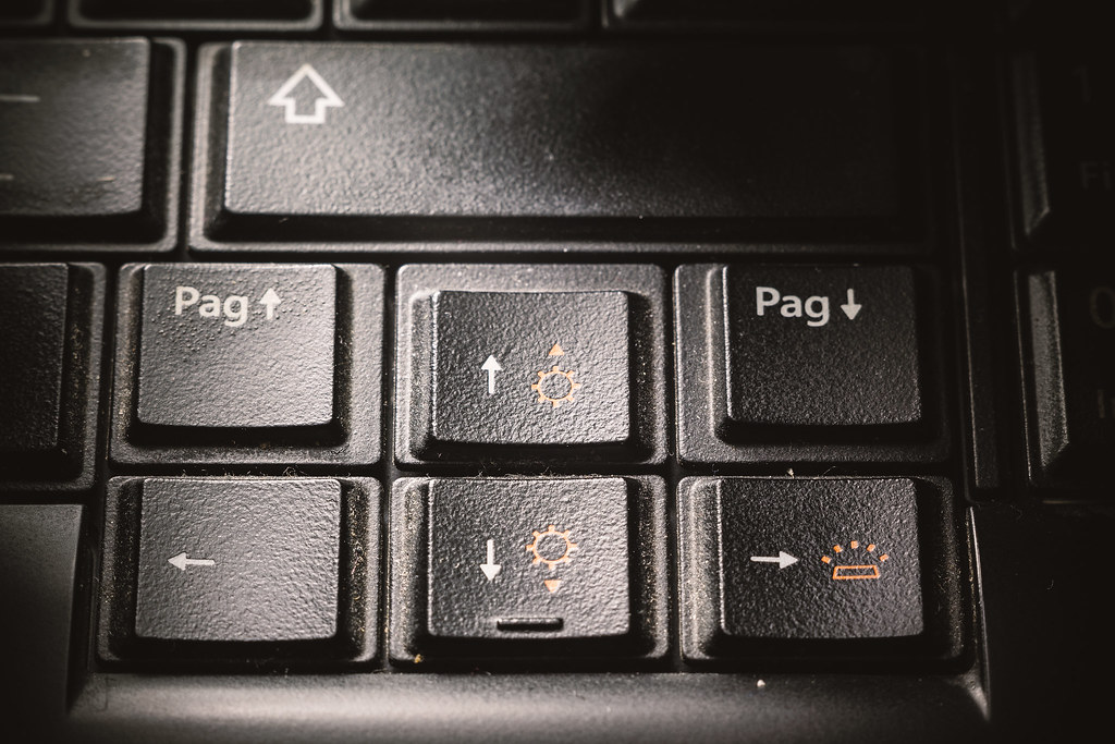 Dirty Black Keyboard Buttons