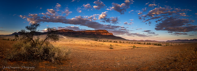 Station Hill sunset panorama, South Australia