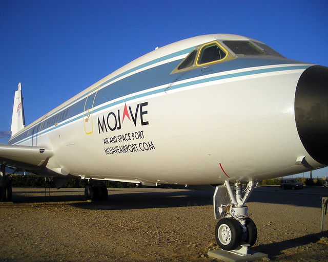 Convair 990, N810NA at MHV