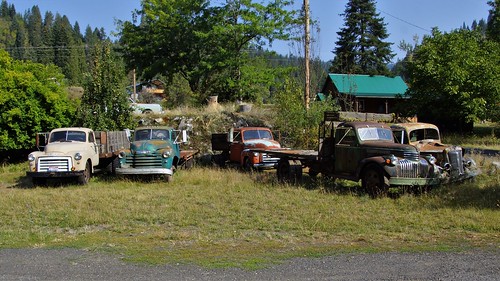 syringa idaho middle fork clearwater river old trucks