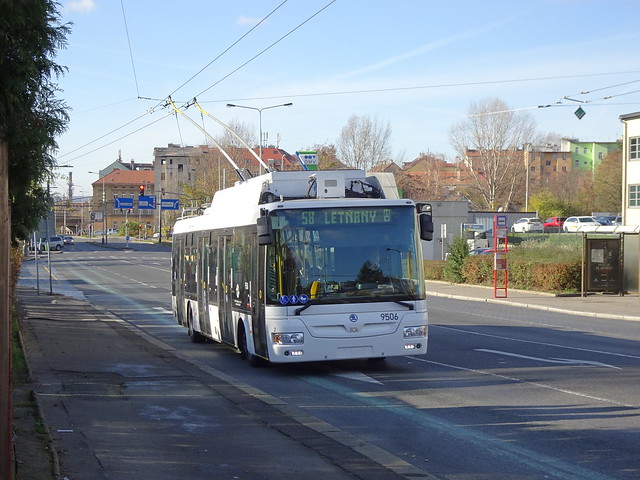 Prague Trolleybus 9506 Kundratka