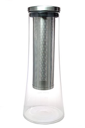 Cheap Coldbroo by Broo Coffee Goods Cold Brew Iced Coffee Maker, 1-Liter Glass Infusion Bottle with Permanent Stainless Steel Filter | by smallcoffeemakerreviews