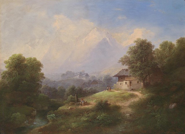 Franz Barbarini «Partie aus Südtirol», 1868