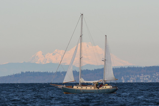 Sailboat near Seattle