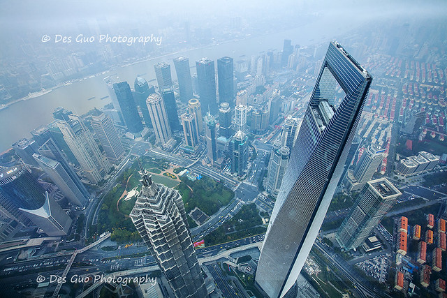 Bird's Eye View from Shanghai Tower