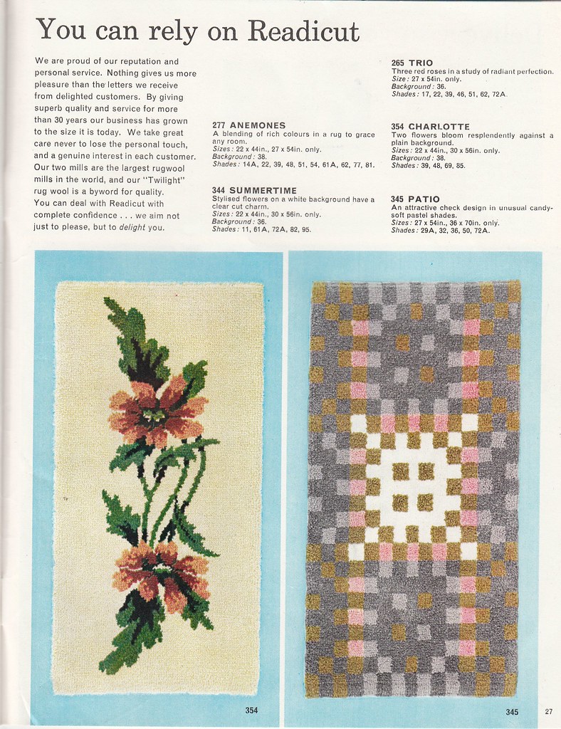 Readicut Book of Rugs 34 - 1964 | Vol 64 from the now defunc… | Flickr
