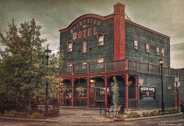 Rockyview Hotel and Saloon, downtown Cochrane, Alberta Canada