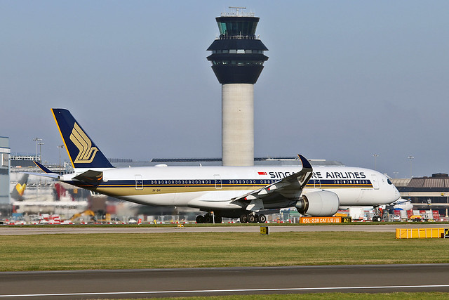 9V-SMI Airbus A.350-941 Singapore Airlines MAN 18-11-18