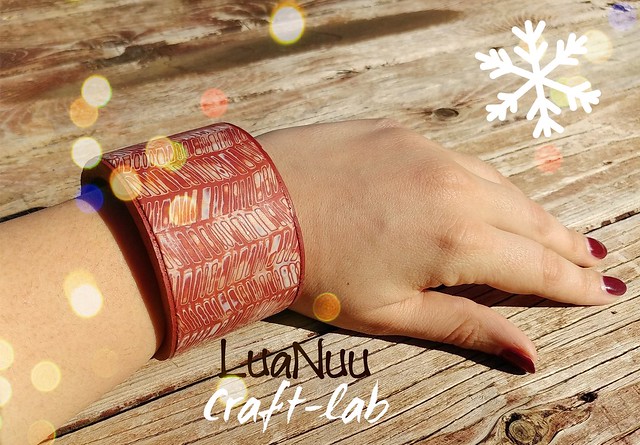 ❄️🎁🎄Unique handmade gifts for this Christmas!🎄🎁❄️ New cuffbracelet listed to my etsyshop LuaNuu Craft-lab  ..take a look 👀!!