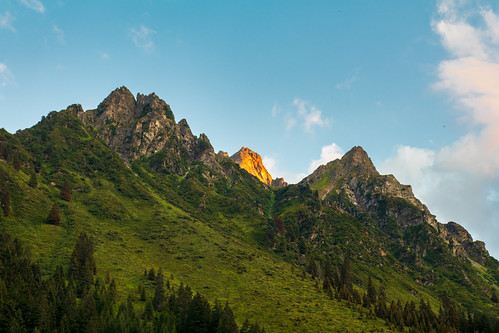landschappen bergen zonsondergang zon sterrenkunde stgallenkirch vorarlberg austria at