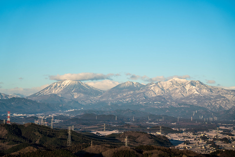 羽黒山から見た日光連山