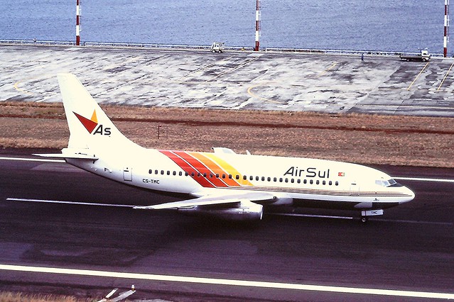 CS-TMC B737 Air Sul Funchel 20-08-1990