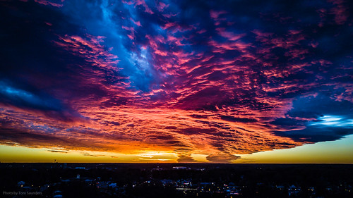 DJI_0045 by tombass59, Winter sunsetsunset mavicpro aerial tomsaunders drone clouds weather