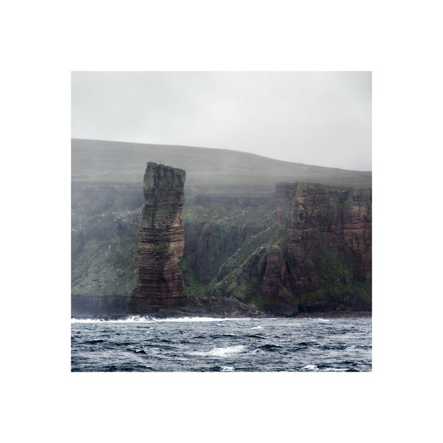 Rain squall - Old Man of Hoy. Orkney